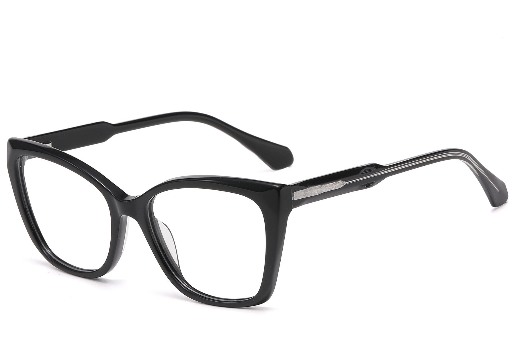 Butterfly Black Acetate Glasses #BS522-0530