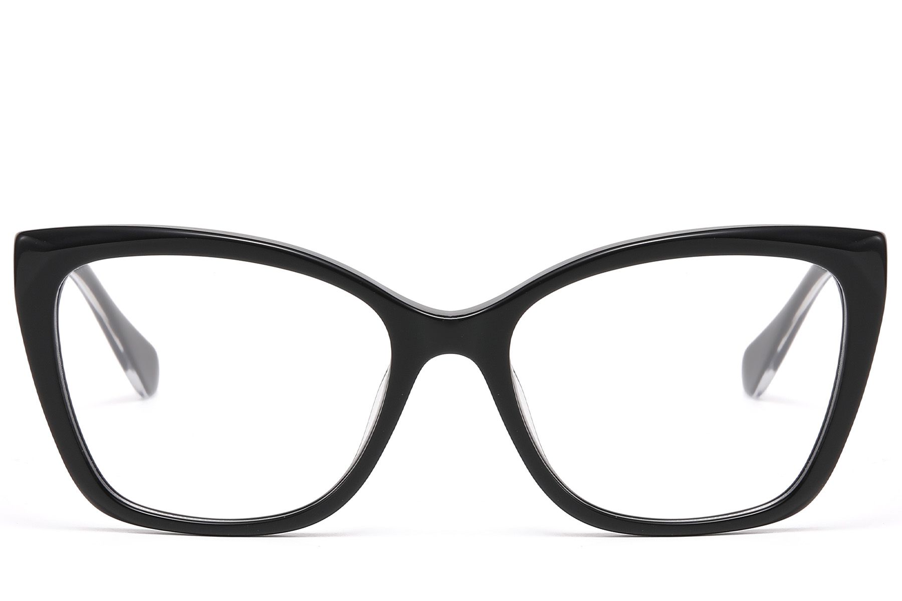 Butterfly Black Acetate Glasses #BS522-0530