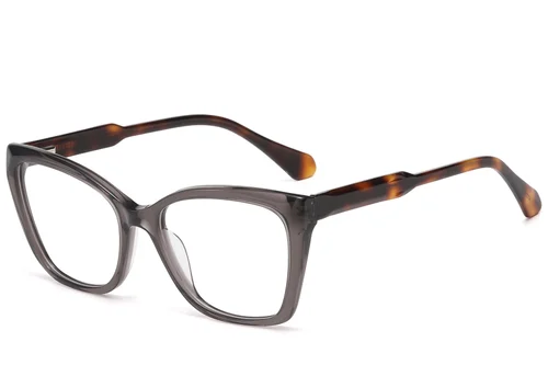 Lunettes en acétate gris papillon #BS522-0532
