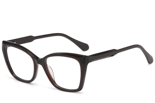 Lunettes papillon en acétate brun #BS522-0533