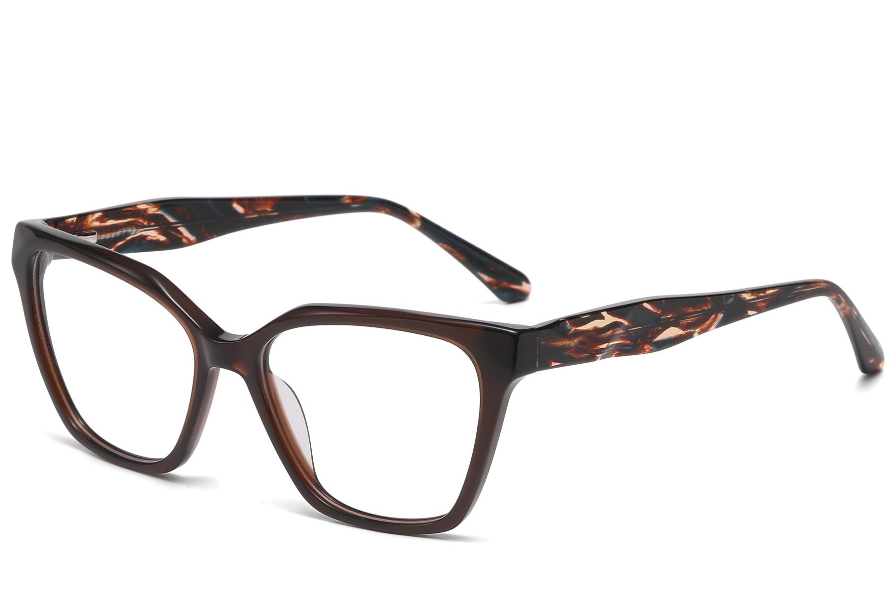Butterfly Brown Acetate Glasses #BS522-0539