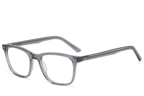Lunettes rectangulaires en acétate gris #BS522-0545