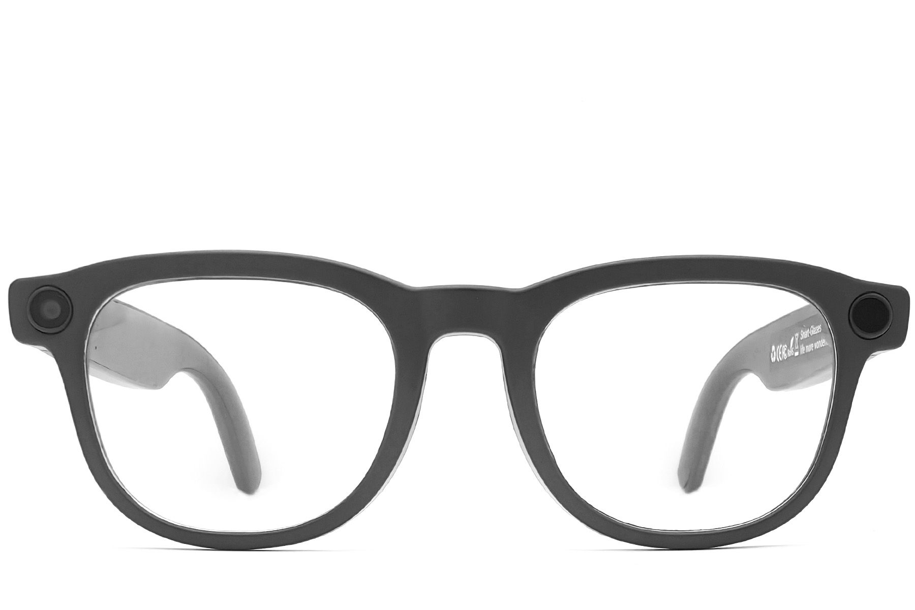 G2 Rectangular Matte Grey TR90 Smart AI Glasses #BS705-0012