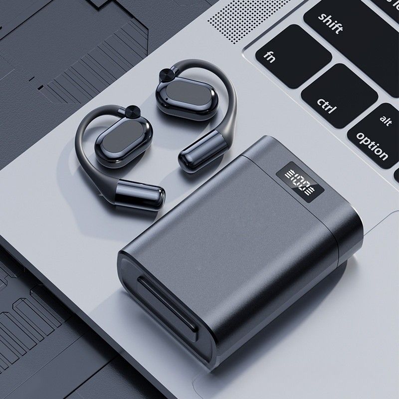 Wireless Open-Ear Bluetooth 5.4 Earbuds with LED Power Case Model#M116