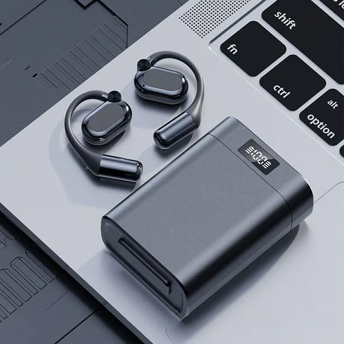 Wireless Open-Ear Bluetooth 5.4 Earbuds with LED Power Case Model#M116