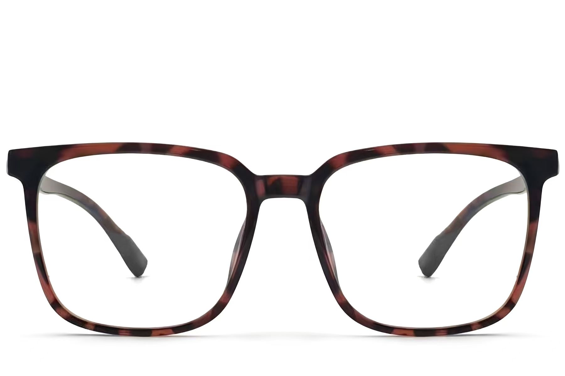 Rechteckige Schildpatt-TR90-Brille #BS0620-0034