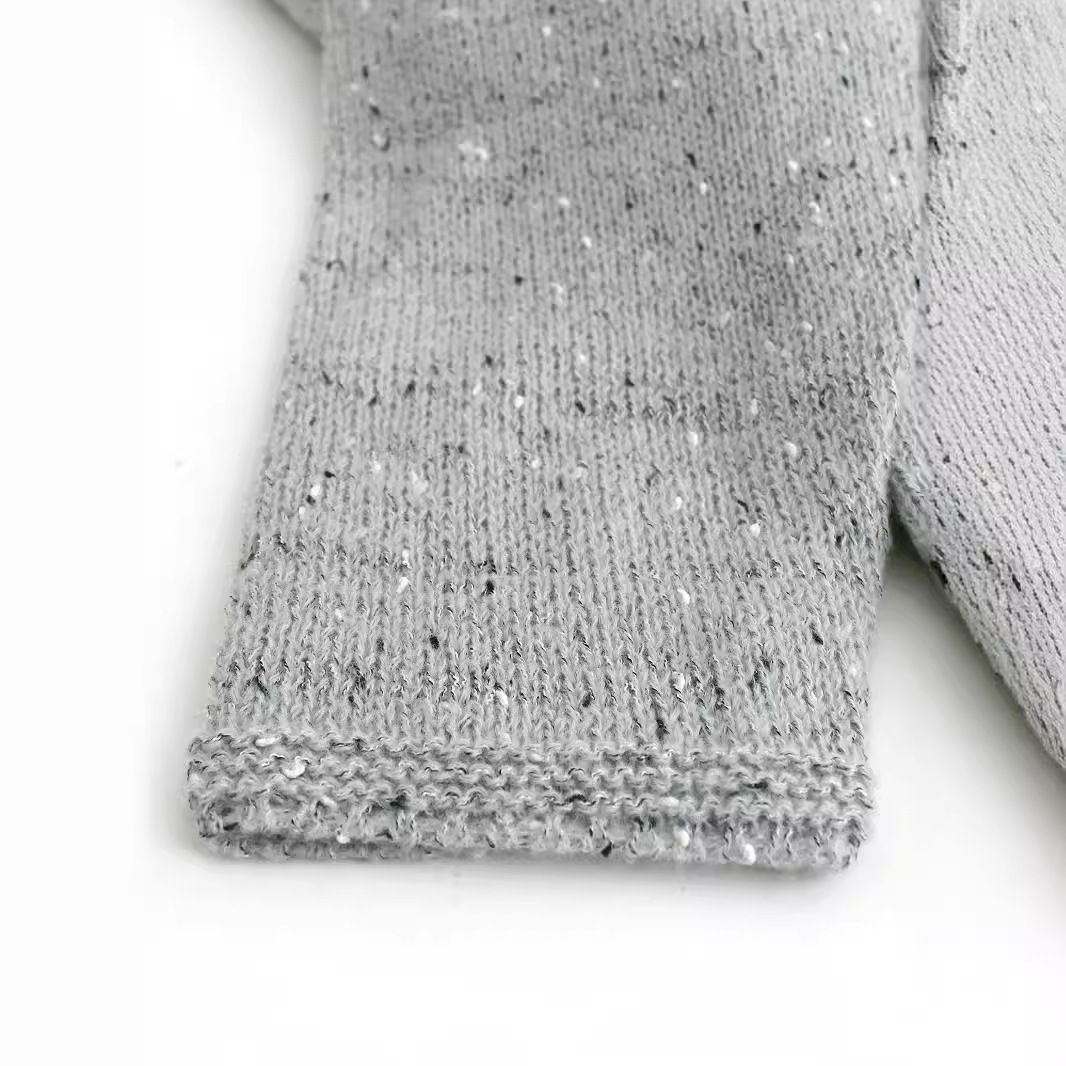 Abito maglione da donna a maniche lunghe in maglia con tasche - Autunno/Inverno