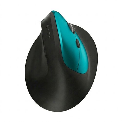 Ergonomic Vertical Wireless Mouse, Triple Mode 2.4G/BT 5.3/Wired, 9600 DPI, Silent Click, Rechargeable - Model H5