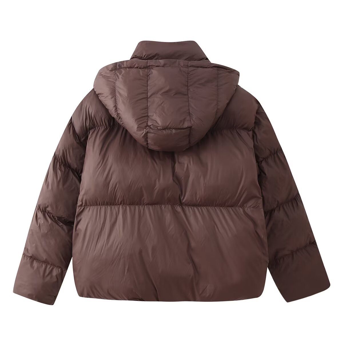 Veste en coton à capuche pour femme, vêtement d'extérieur classique et tendance KUN-00035