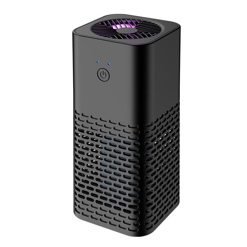 Portable Car Air Purifier & Odor Eliminator, USB Powered HEPA Filtration, Negative Ion Air Cleaner for Formaldehyde & Odors in Vehicles