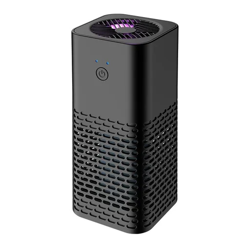Portable Car Air Purifier & Odor Eliminator, USB Powered HEPA Filtration, Negative Ion Air Cleaner for Formaldehyde & Odors in Vehicles
