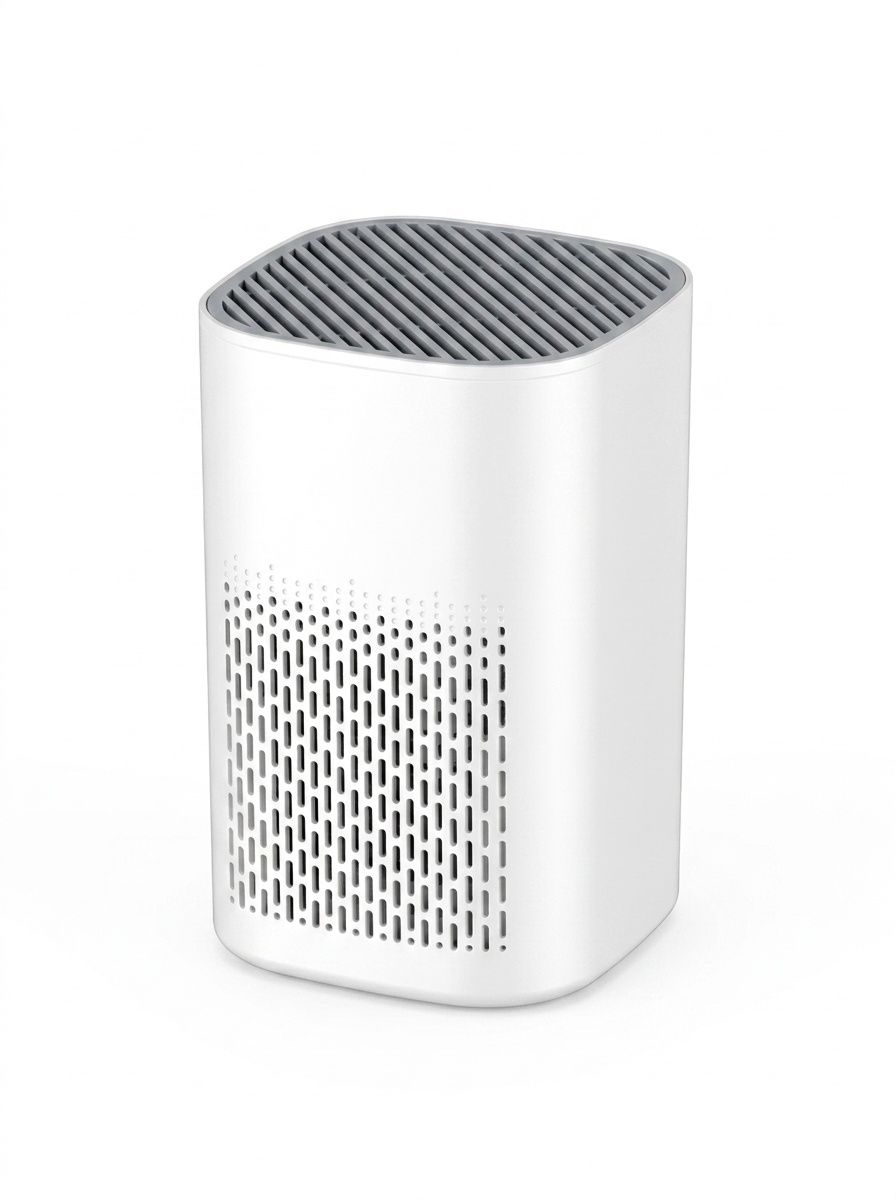 Compact HEPA Air Purifier with Activated Carbon Filter, Aromatherapy Diffuser, Blue Light, 360° Air Supply, USB-C Quiet Air Cleaner for Bedroom & Office