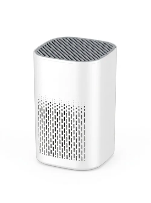 Compact HEPA Air Purifier with Activated Carbon Filter, Aromatherapy Diffuser, Blue Light, 360° Air Supply, USB-C Quiet Air Cleaner for Bedroom & Office