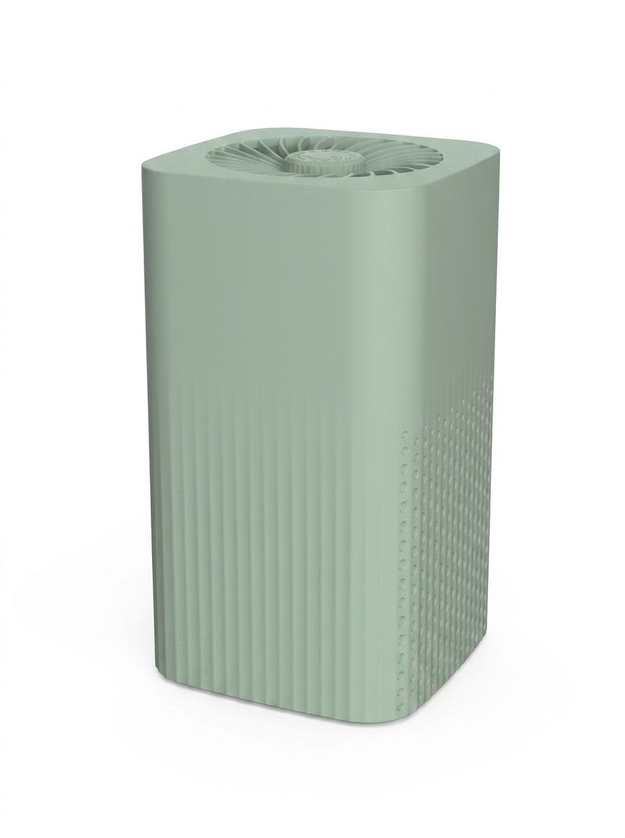 Compact Air Purifier with HEPA & Activated Carbon Filter, Integrated Aroma Diffuser, Quiet Operation Odor, Dust & Pollen Remover for Home & Bedroom