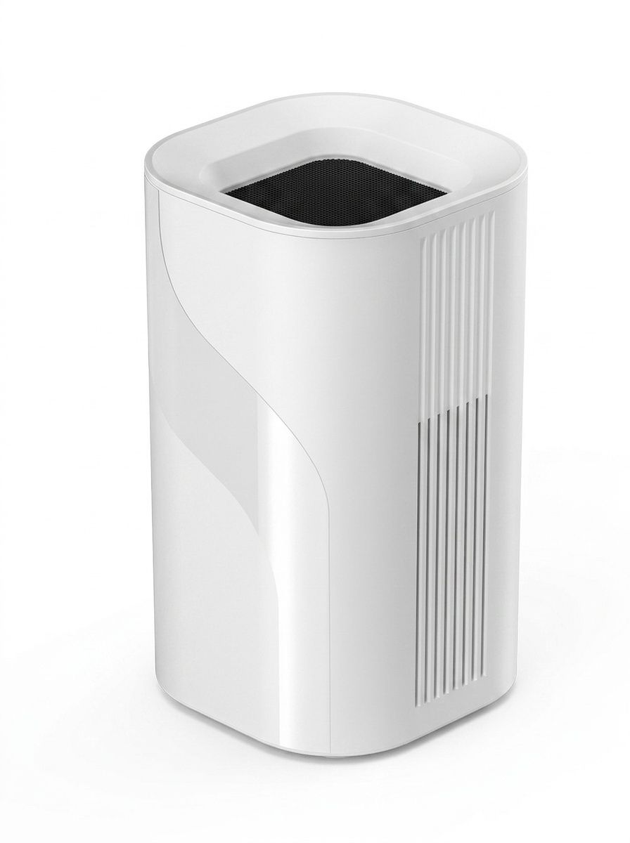 Compact HEPA Air Purifier with Multi-Stage Activated Carbon Filtration, 360° Air Circulation, Quiet Operation, Type-C Charging Odor & Dust Eliminator