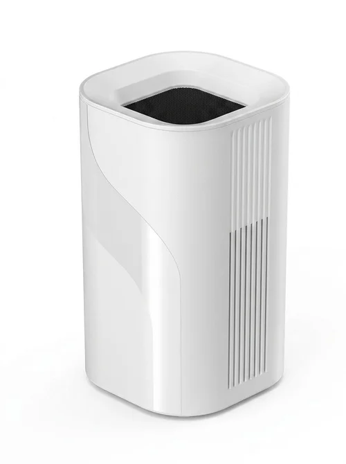 Compact HEPA Air Purifier with Multi-Stage Activated Carbon Filtration, 360° Air Circulation, Quiet Operation, Type-C Charging Odor & Dust Eliminator