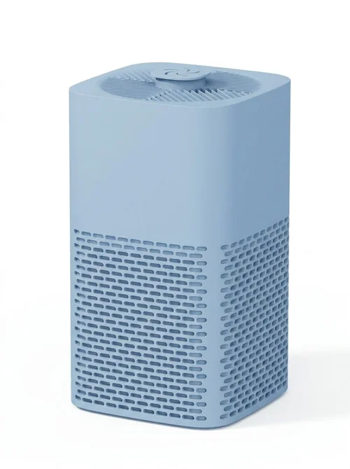 Portable Desktop Air Purifier with HEPA Filter, Powerful Airflow, Ultra-Quiet Operation, Soothing Night Light, DC Powered Compact Air Cleaner for Home & Office