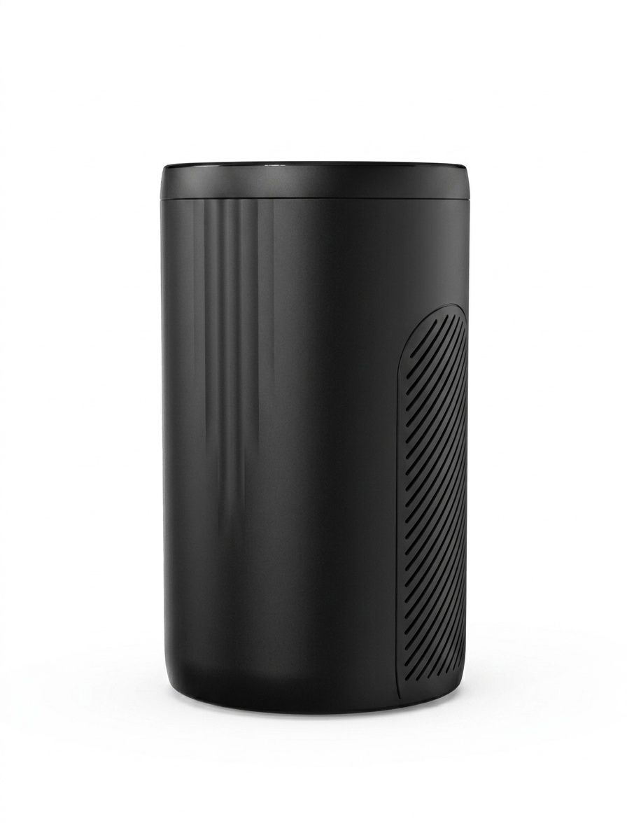 Compact Air Purifier with Micron-Level Filtration & Activated Carbon, 360° Air Supply, Blue Light Purification, Plug-and-Play Air Cleaner for Home & Office