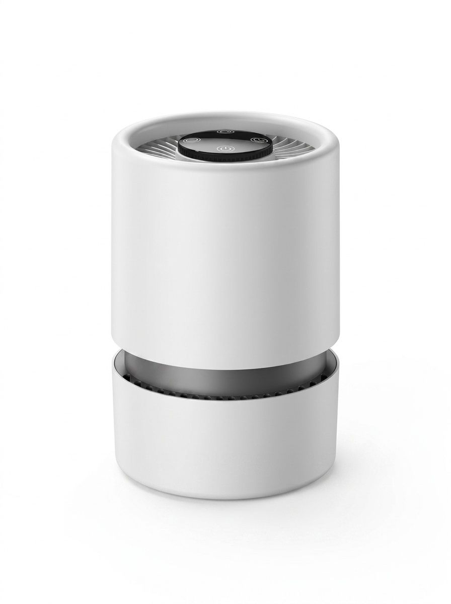 Portable Home Air Purifier with Multi-Layer HEPA Filter & Built-in Fragrance, Quiet Operation Air Cleaner for Dust, Pollen & Odors, USB Powered