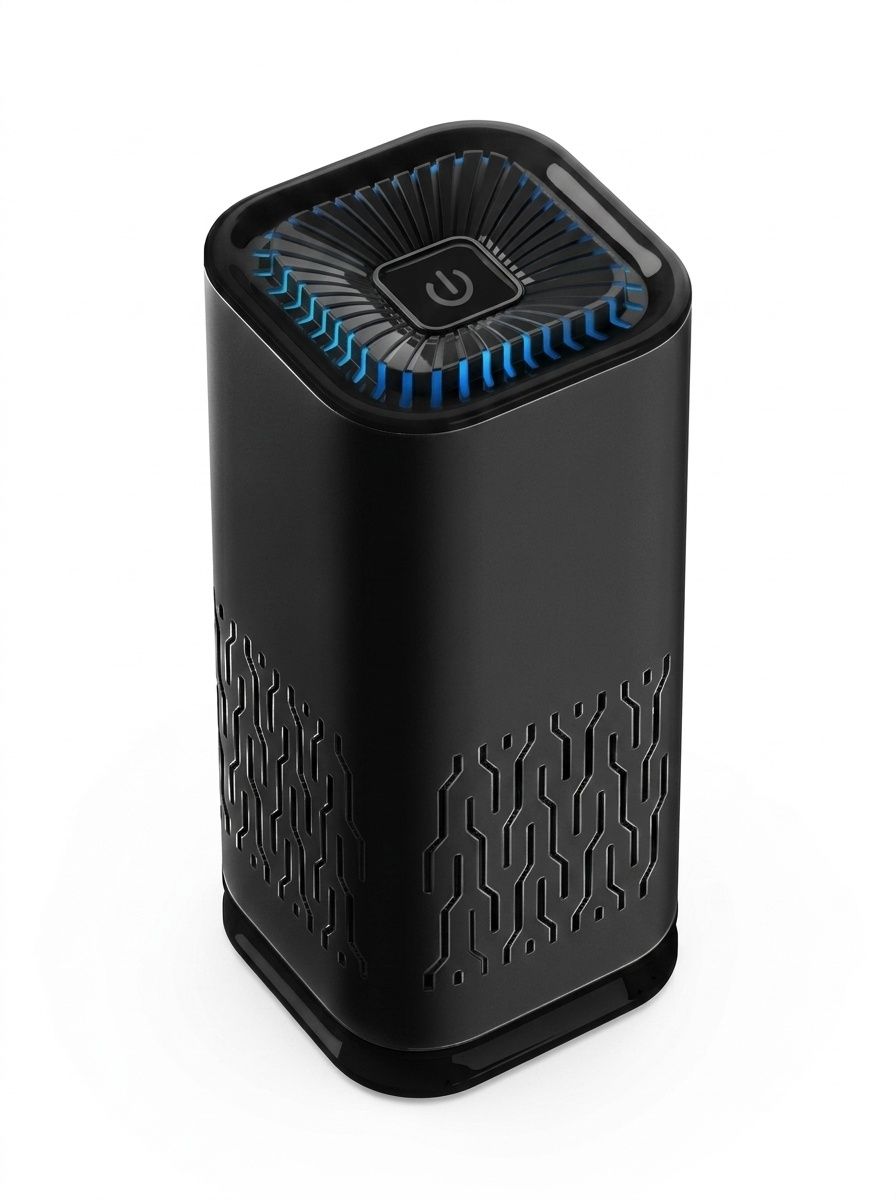 Portable HEPA Air Purifier for Home & Car, Powerful Filtration for Dust & Odors, Quiet Operation, Compact Type-C Powered Air Cleaner for Small Spaces