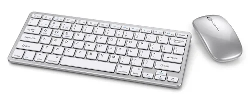Ensemble clavier et souris sans fil Bluetooth 5.0 et 2,4 GHz multi-appareils