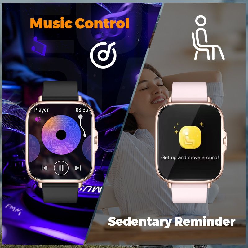 GT2 Smart Watch - Stainless Steel Watch Band with Wireless Call, Fitness Tracker & Notifications CXI-00004