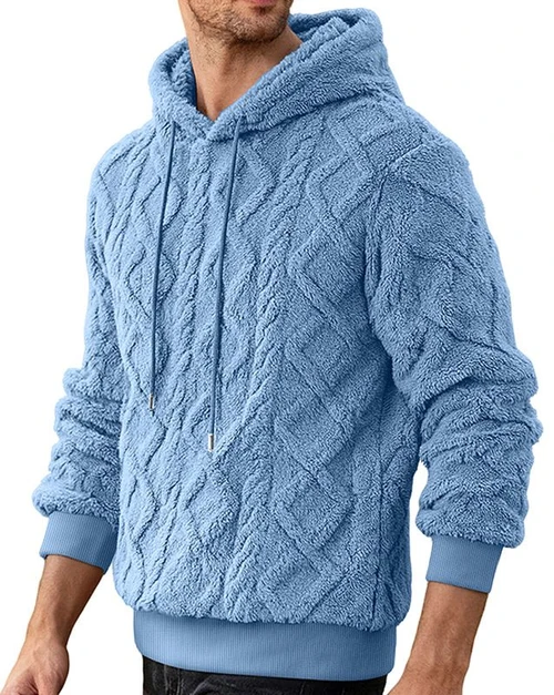 Double-sided Fleece Hoodie Streetwear Pullover Sweatshirt NDF-00001