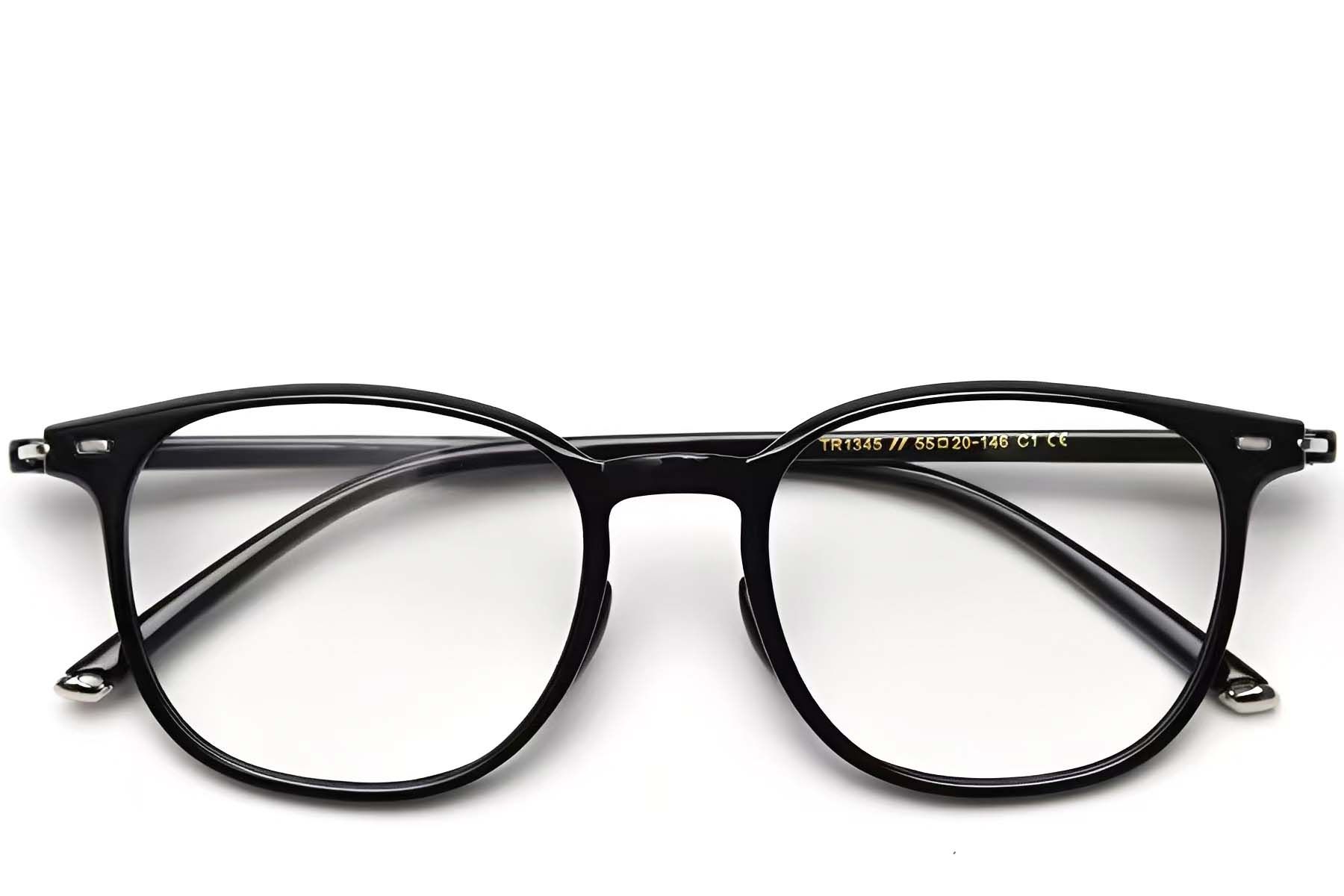 Rectangular Black TR90 Glasses #BS0423-0042