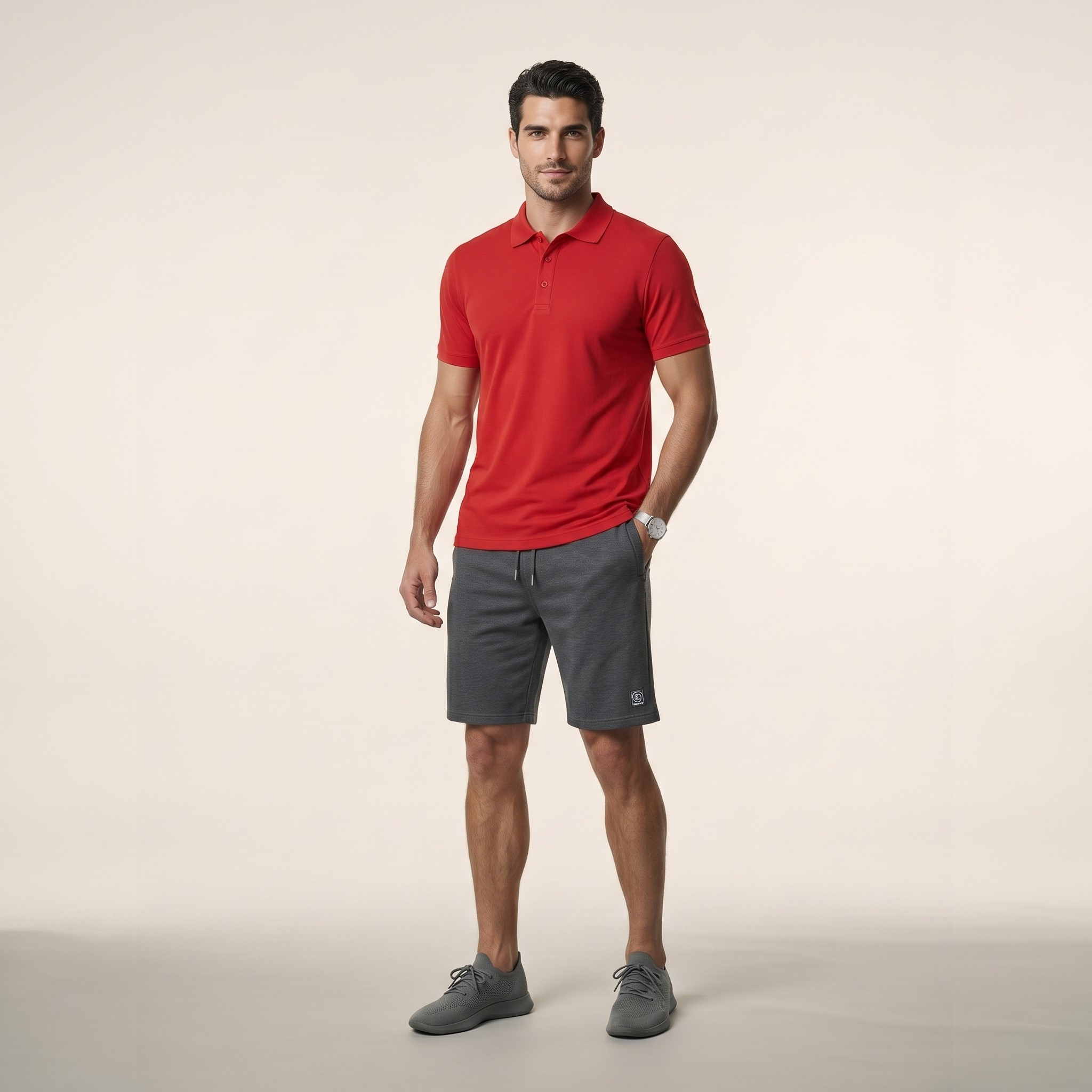 Polo da uomo ad alte prestazioni - Top sportivo ad asciugatura rapida