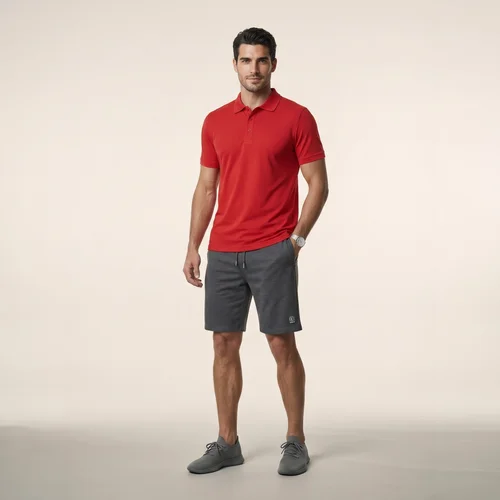 Polo da uomo ad alte prestazioni - Top sportivo ad asciugatura rapida