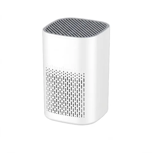 Compact HEPA Air Purifier with Activated Carbon Filter, Aromatherapy Diffuser, Blue Light, 360° Air Supply, USB-C Quiet Air Cleaner for Bedroom & Office