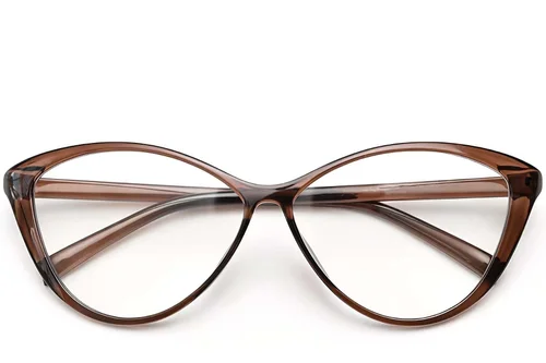 Lunettes papillon marron TR90 #BS0423-0091