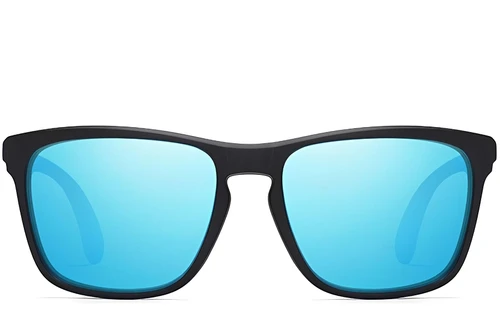 Rectangular Black TR90 Sunglasses #BS0205-0002
