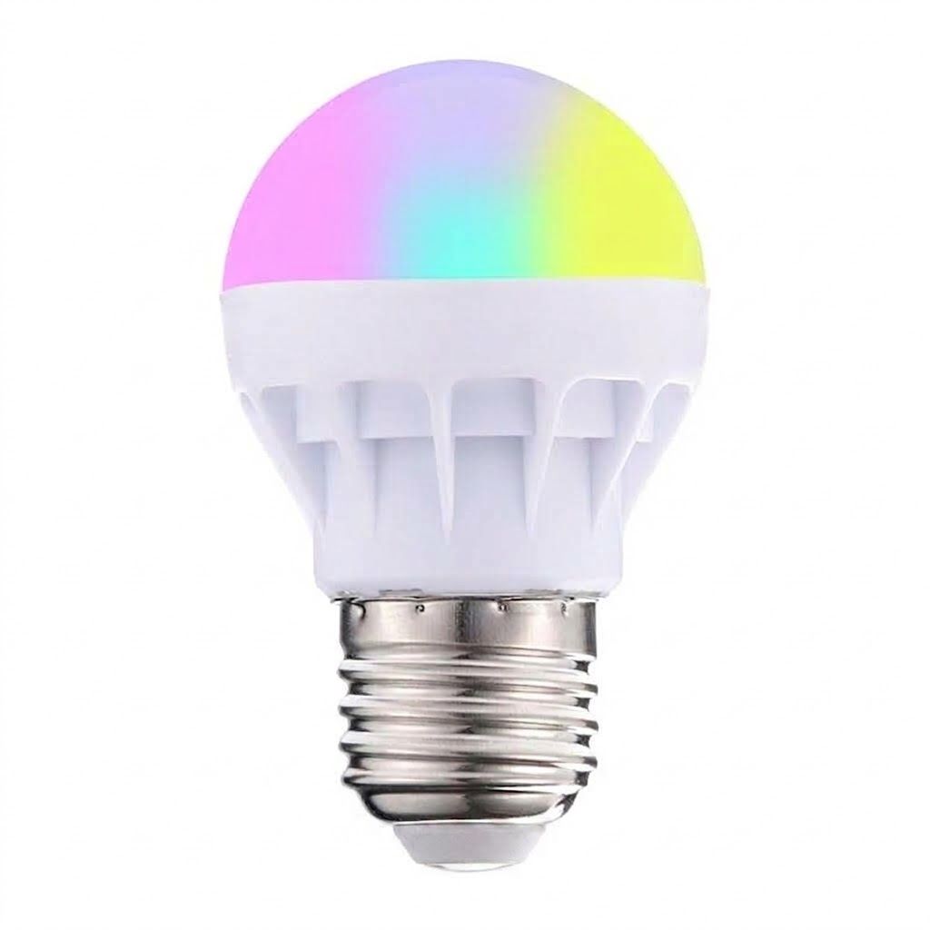 Smart RGB LED Bulb with Remote Control Dimmable E27/E26