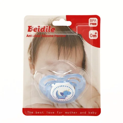 Baby Silicone Pacifier with Cute Animal Designs - BPA Free