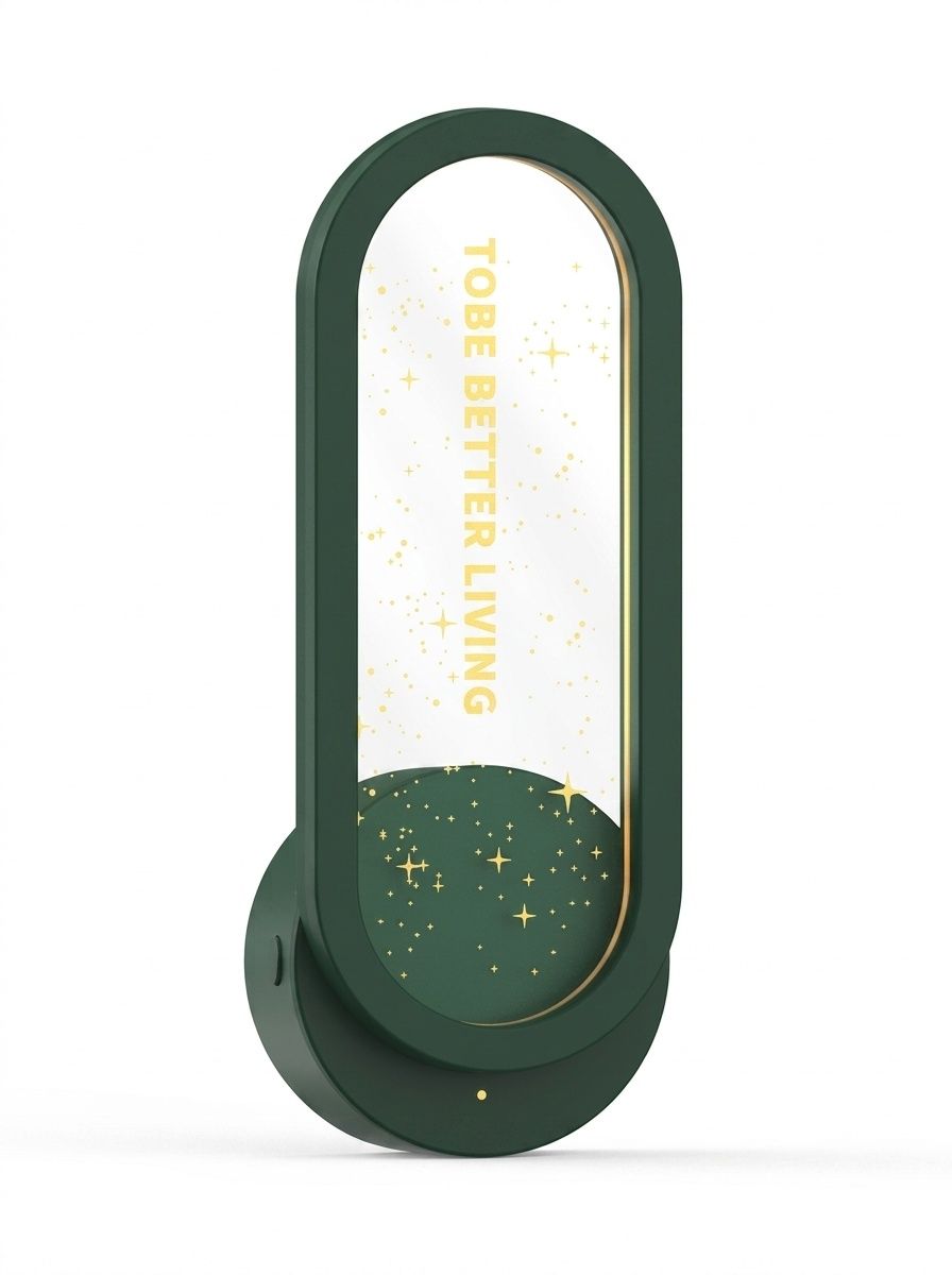 Repellente per parassiti a ultrasuoni non radiativo con luce notturna a stelle e funzione di aiuto al sonno, bianco/verde