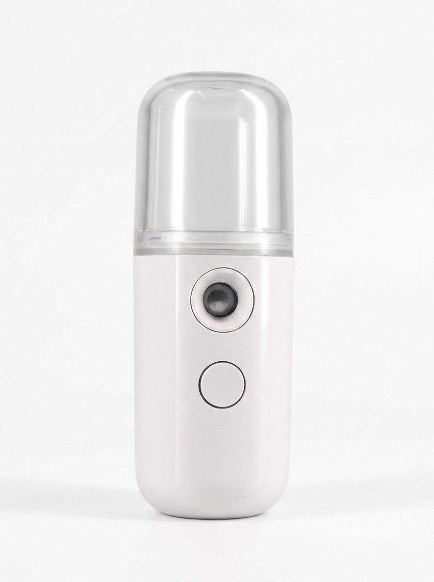 Instant Hydration Nano Facial Mister with 30ml Water Tank & USB Rechargeable, Light Blue/White/Pink