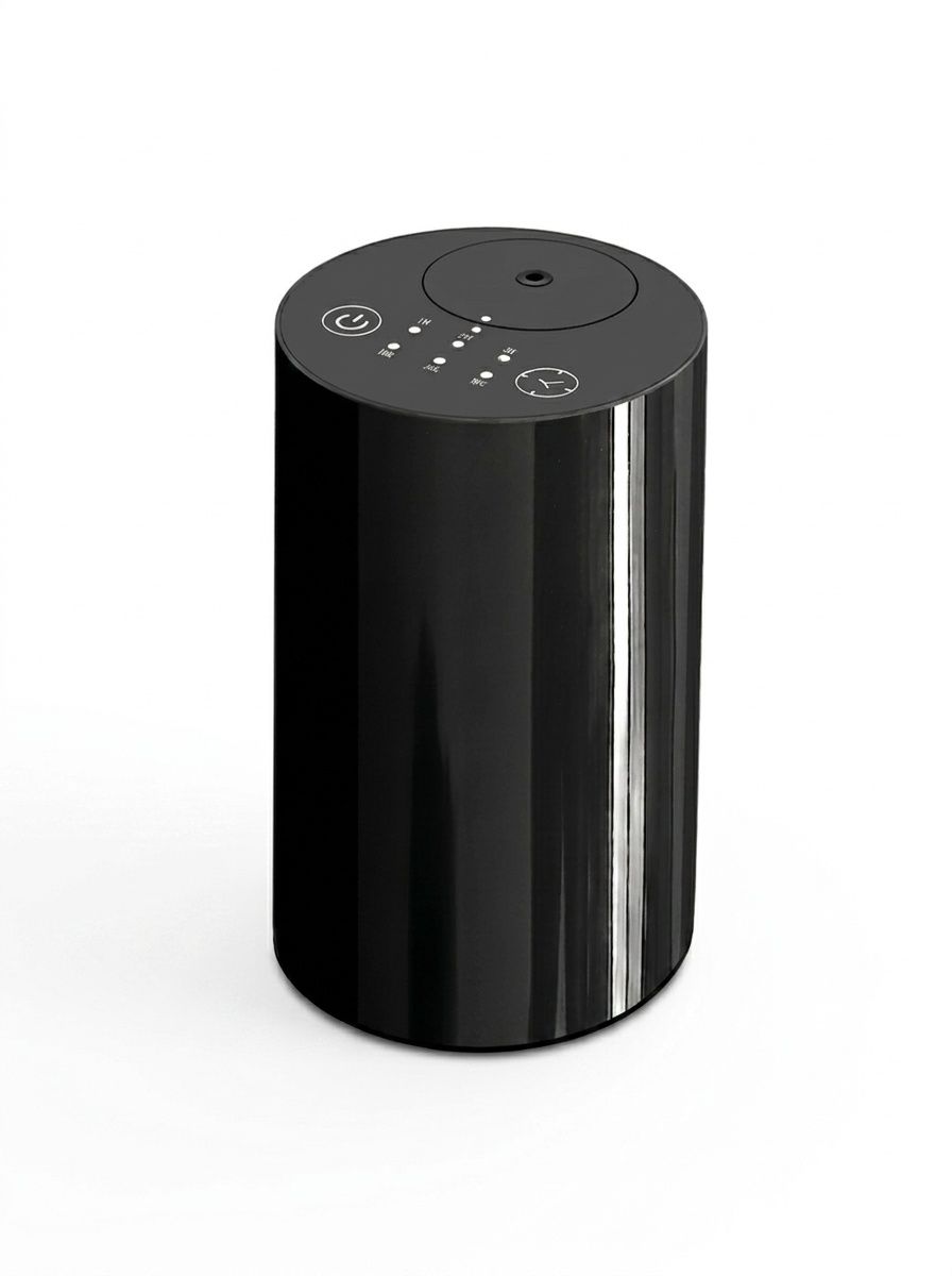 Advanced Cold Mist Silent Wireless Essential Oil Diffuser with Smart Timing, Black