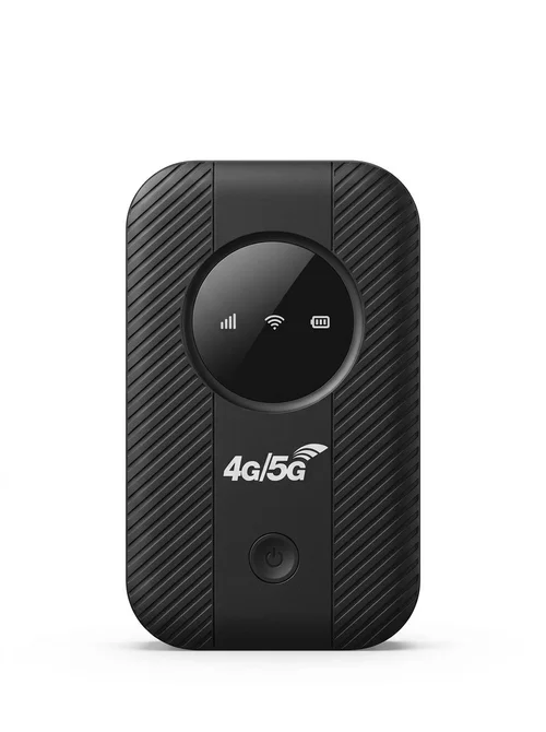 M5 Portable 4G LTE Mobile WiFi Hotspot Router, 2100mAh Battery, Unlocked Pocket Travel MiFi with SIM Card Slot, Connects up to 10 Devices