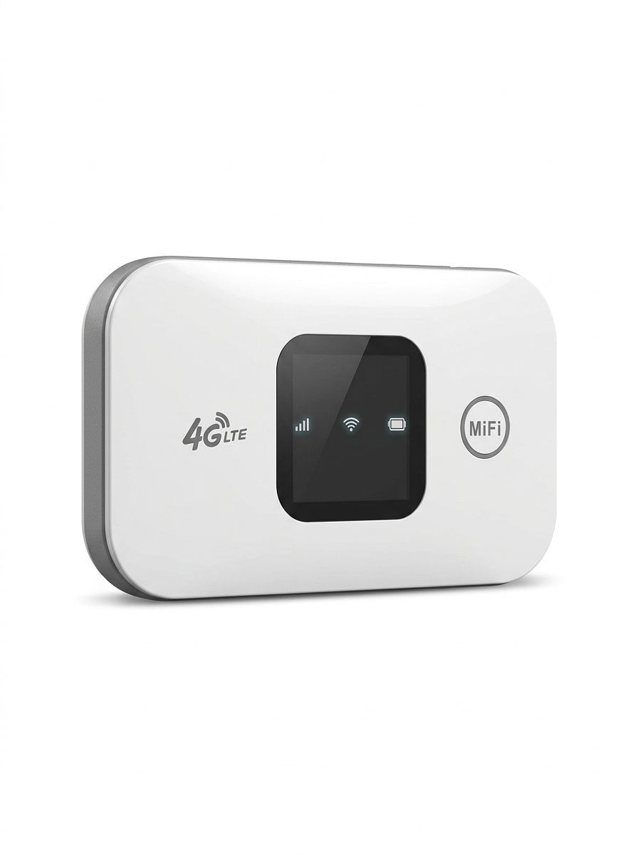 MF800 Portable 4G LTE Mobile WiFi Hotspot Router, Unlocked Pocket MiFi with SIM Card Slot, LED Indicator, Supports up to 10 Devices