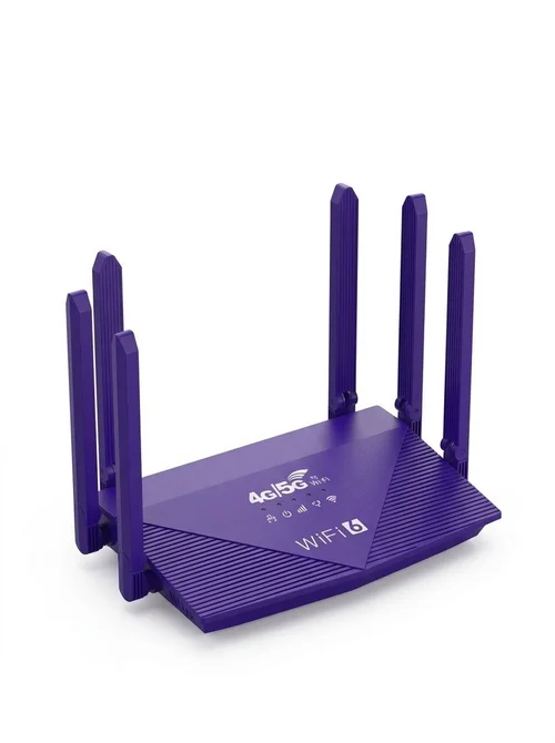 WR910-E 4G LTE WiFi 6 Gigabit Wireless Router, Dual-Band High-Gain Antennas, WPA3 Security, SIM Card Slot, Supports up to 64 Devices
