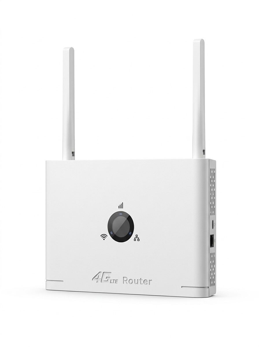 CPF109 4G LTE Wireless WiFi Router, 300Mbps High-Speed Mobile Hotspot with External Antennas & SIM Card Slot, Supports up to 16 Devices