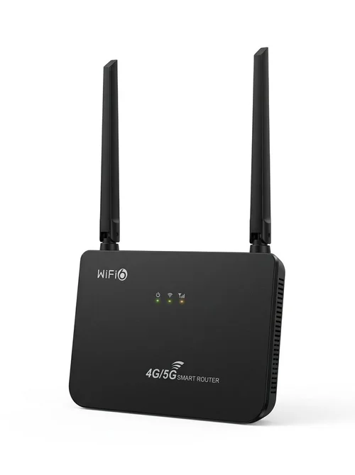 CP103 4G LTE WiFi 6 Smart Wireless Router, 300Mbps High Speed, Compact Desktop CPE with SIM Card Slot, Connects up to 32 Devices