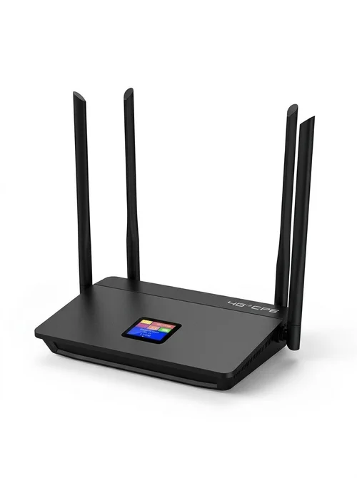 CPF914 4G LTE Wireless Router with 5200mAh Battery, 6 High-Gain Antennas, SIM Card Slot, Portable & Desktop CPE Gateway