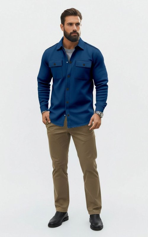 Giacca da uomo casual slim fit primavera/autunno, capospalla alla moda NDF-00002
