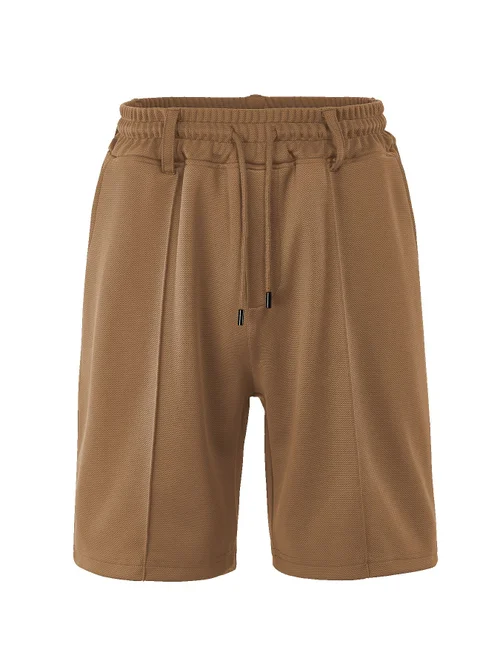 Pantaloncini estivi casual da uomo con coulisse e stampa ananas - Leggeri NDF-00002
