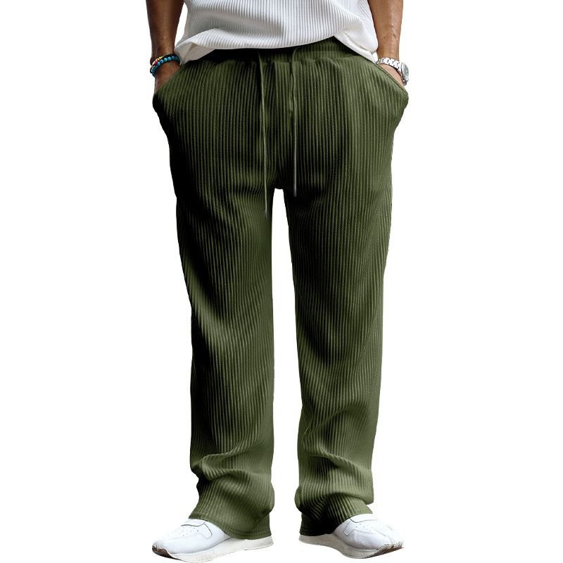 Men's Striped Wide Leg Lounge Pants Fashion Casual Trousers NDF-00002