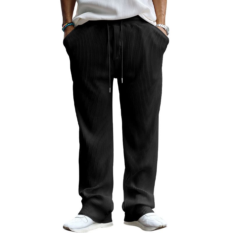 Men's Striped Wide Leg Lounge Pants Fashion Casual Trousers NDF-00002