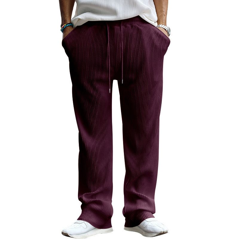 Men's Striped Wide Leg Lounge Pants Fashion Casual Trousers NDF-00002