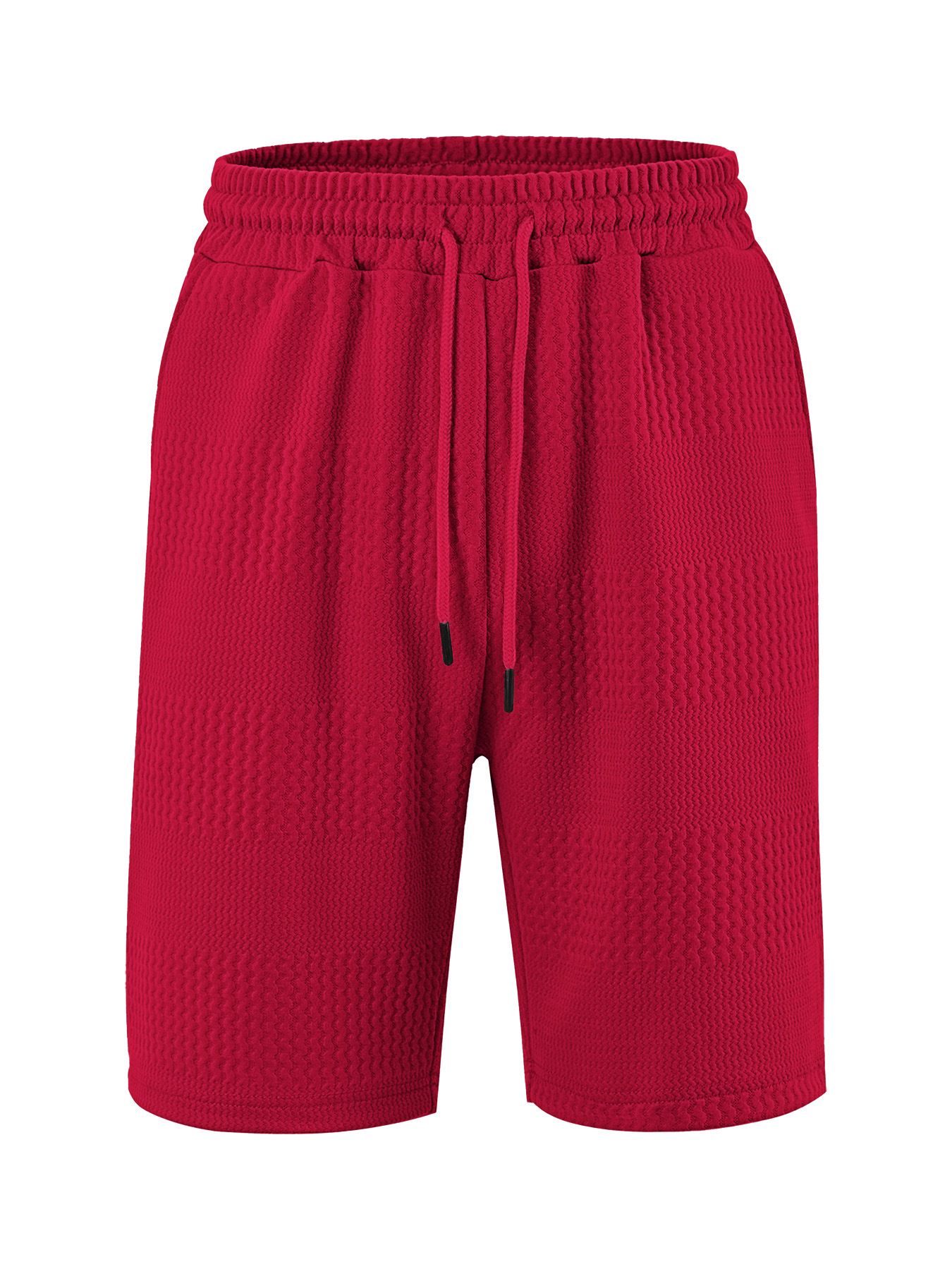 Men's Striped Jacquard Casual Shorts Beach Trunks NDF-00003